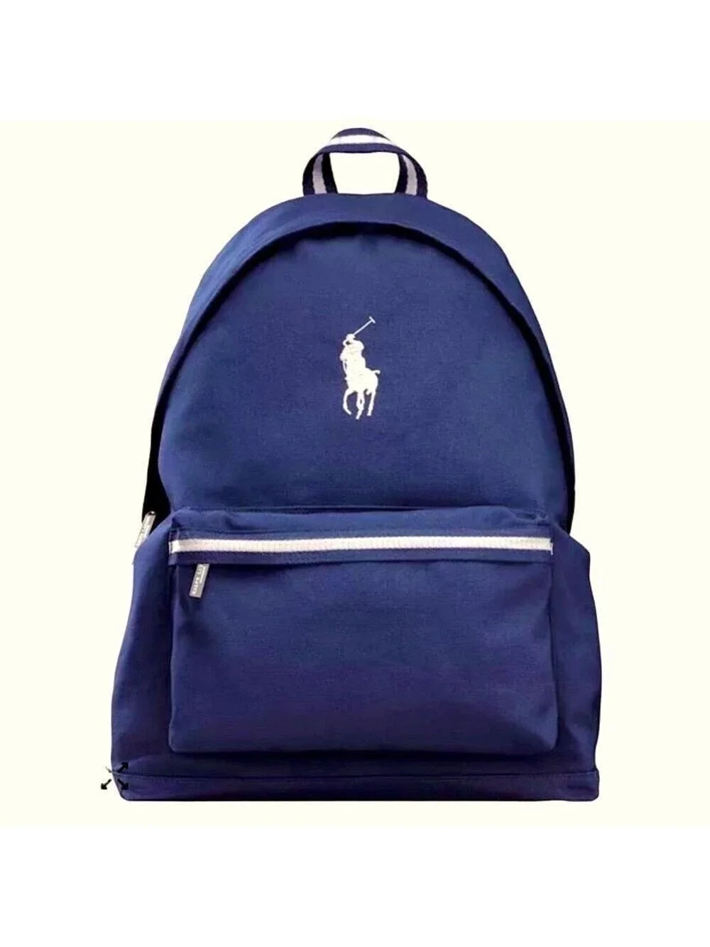 Polo Ralph Lauren Navy Canvas Backpack New